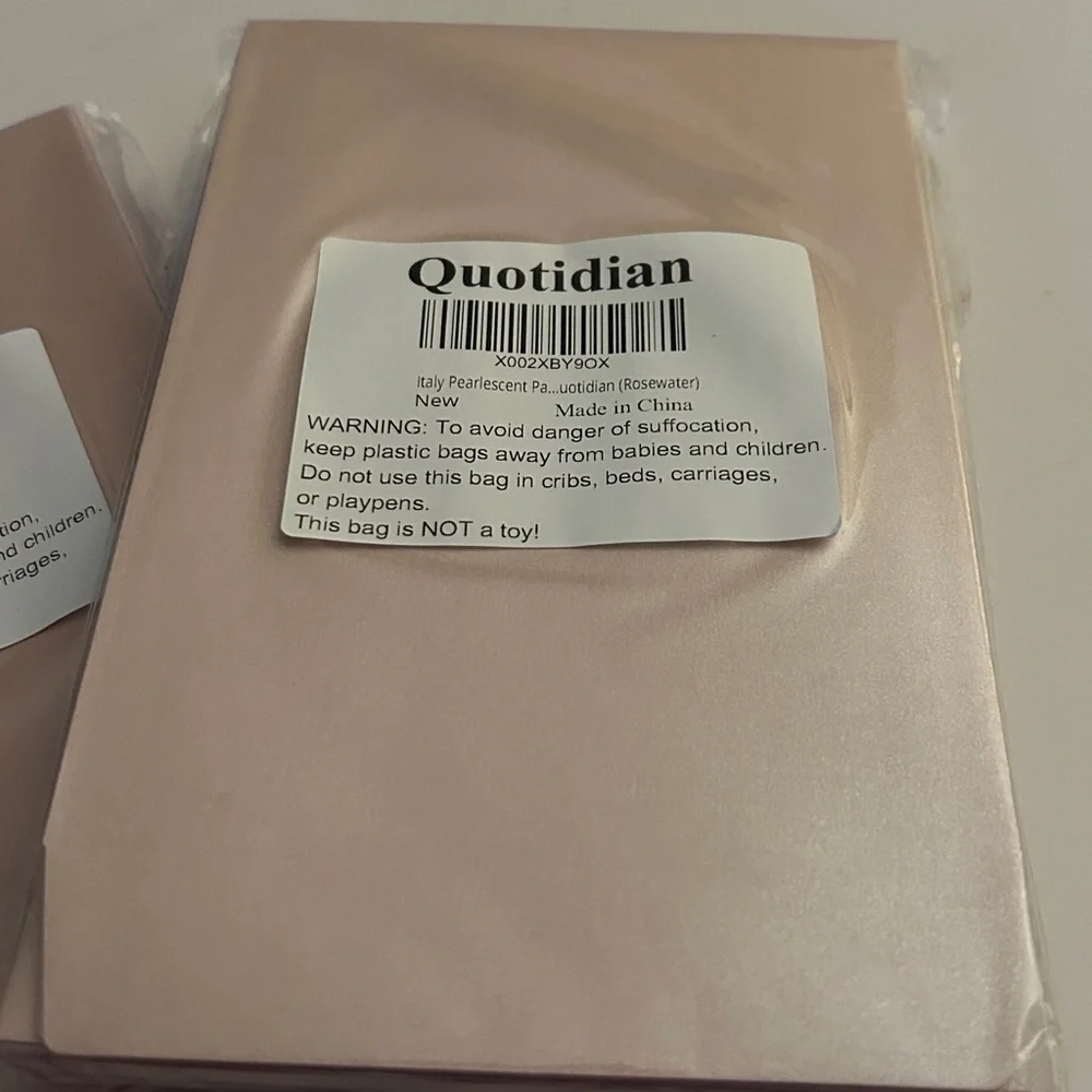Quotidian Rosewater Self Seal Flat Pearlescent Paper Envelopes 50 ENVELOPES